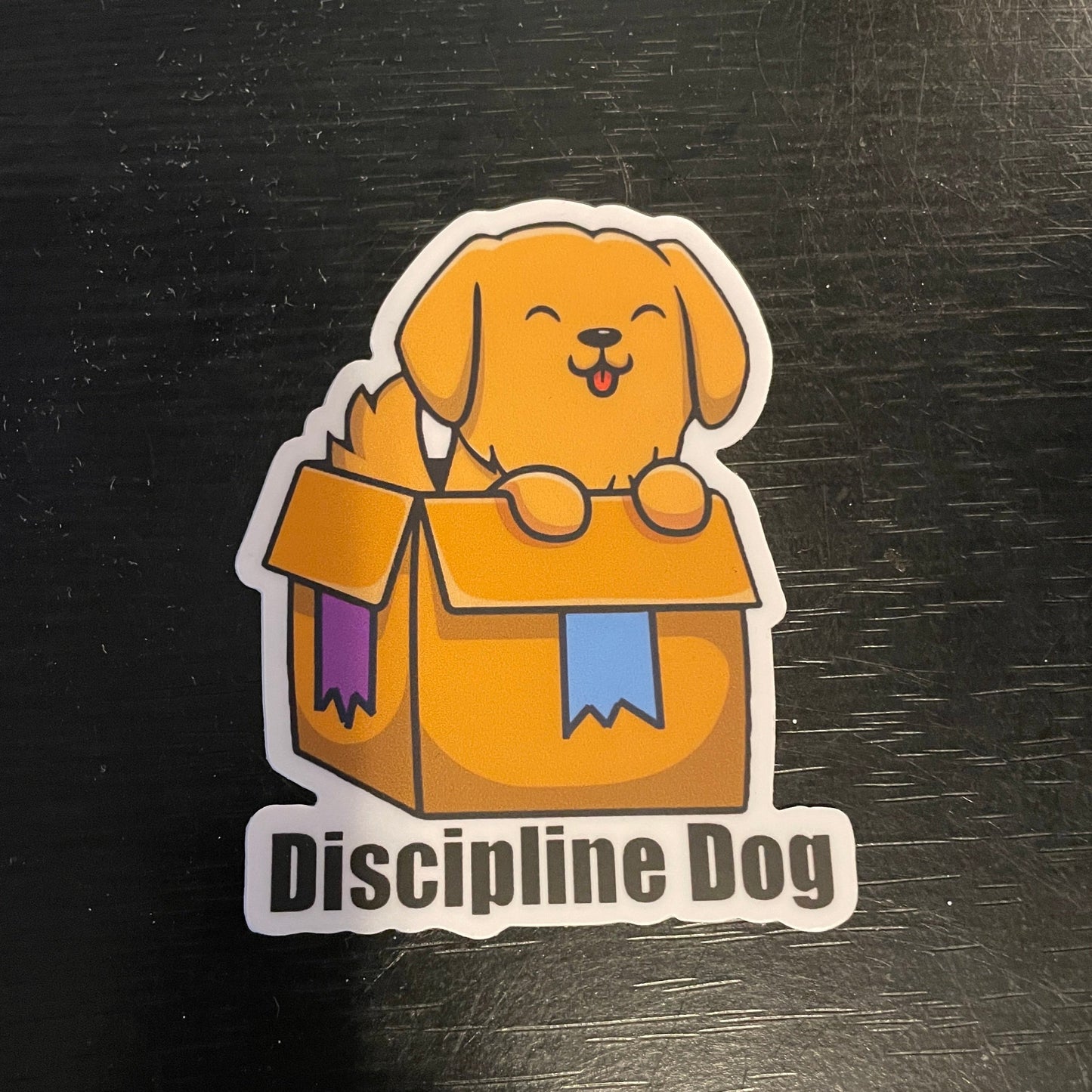 Discipline Dog Sticker